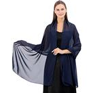 Ladiery Sheer Soft Chiffon Shawls and Wraps for Women, Lightweight Wedding Evening Party Dresses Scarf Bride