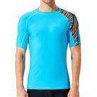 SURFEASY Men's Short Sleeve Rash Vest Swim Shirt, UPF 50+ Su