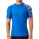 SURFEASY Men's Short Sleeve Rash Vest Swim Shirt, UPF 50+ Su