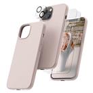 OIIAEE [5in1 for iPhone 13 Case 6.1",Liquid Silicone case with 2 Pack Screen Protector & 2 