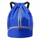 BROTOU Unisex Drawstring Backpack, Waterproof Gym Bag, Large Oxford PE Bag, Students School Bag, Durable Sports Ball Bag, with Waterproof Shoe Bag