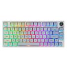 EPOMAKER Theory TH80 75% Hot Swap RGB 2.4Ghz/Bluetooth 5.0/Wired Mechanical Keyboard with MDA PBT Keycaps, 3800mAh Battery, Knob Control for Windows/Mac/Linux
