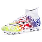 VTASQ Football Boots Men's Breathable Turf High Top Spikes Soccer Shoes Outdoor Cleats Professional 