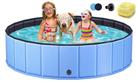 COZII Dog Padding Pool Foldable, Portable Swimming Pool for Pets and Kids