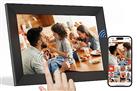 Tibuta 10.1 inch WiFi Digital Photo Frame, 16GB Storage Touch Screen Smart Cloud Photo Frame, Easy Setup to Share Photos or Videos via Frameo, Auto-Rotate