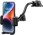 Car Phone Holder,Car Holder,Windscreen Car Mount Grip Flex Universal Long Arm Windshield Car Cradle with Extra Dashboard Base for iPhone14 13 ProMax 12 Pro 11 X 8 7,P50 P50RS mate50,Galaxy30 20,LG,etc