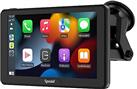 2023 Newest Portable Car Stereo with Wireless CarPlay and Android Auto, Apple CarPlay Dash Mount Car Screen