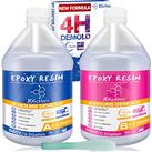 Epoxy Resin -4 Hours Demold-8-10 Hours Fast Curing Epoxy Resin Epoxy Resin and Hardener Kit Crystal 
