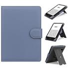 HoYiXi Universal Case Compatible with 6-6.8 Kobo/PocketBook/Tolino/Sony E-Book eReader Kindle Paperwhite/Kobo Clara HD/Kobo Clara 2E Leather Stand Cover for 6-6.8'' E-Book eReader, black