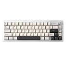 YUNZII AL66 Wireless Mechanical Keyboard,65% Knob Control Aluminum Gaming Keyboard Bluetooth/2.4G/Wi