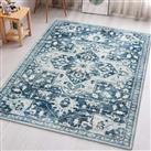 Aspire Homeware Rugs for Bedroom Living Room Traditional Area Rugs Cashmere Style Soft Short Pile Vi