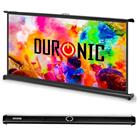 Duronic Projection Screen DPS Portable Desktop display 4:3 Ratio Projection Screen for School, Theatre, Home Cinema, HD 4K 8K Ultra HDR 3D
