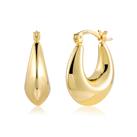 KISSPAT Chunky Gold Silver Hoop Earrings for Women, 14K Gold Large Thick Hoops Hypoallergenic Trendy