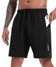 SIHOHAN Men's Gym Shorts 7 Inch Sports Shorts Quick Dry Running Shorts Athletic Lightweight Workout Shorts with Zipper Pockets