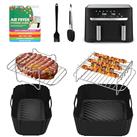 Air Fryer Silicone Liners for Tefal Easy Fry 5.2l/3.1l, Large&Small Air Fryer Accessories Compatible with Tower T17099 5.2l/3.3l, Lakeland 5l/3lSalter Ek5729 Dual Drawer 5.5l/3.5l Air Fryer