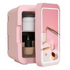 eklipt Mini Fridge for Bedrooms with AC/DC Powered, Quiet Mode, Small Skincare Portable Beauty Fridge with LED Makeup Mirror, Mini Fridge for Cosmetic, Office or Car