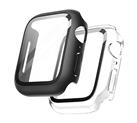 yunus aras 2 Pack Tempered Glass Screen protector for Apple Watch, Series 9 (2023) Designed for Series 8/7 45mm, Ultra Thin Shockproof General Protective Cover for iWatch (black+transparent)