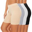 POKARLA Ladies Cotton Boxer Shorts Underwear Anti Chafing Safety Shorts