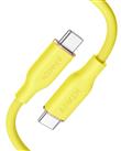 Anker 643 USB-C to USB-C Cable (Flow, Silicone) 3ft / Daffodil Yellow