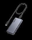 Anker 343 USB-C Hub (7-in-1, Dual 4K HDMI) Grey