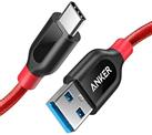 PowerLine+ USB-A to USB-C Cable Red
