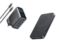 Anker Laptop Charger (140W, 4-Port, PD 3.1) with USB-C Cable + Anker MagGo Power Bank (10K, Slim)