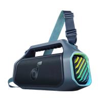 soundcore Boom 2 Plus | Outdoor Bluetooth Speaker, 140W Sound and RGB Lights Explorer Blue