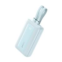 Anker Zolo Power Bank (10K, Built-In USB-C and Lightning Cable) Glacier Blue