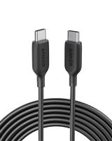 Anker USB-C to USB-C Cable (240W, Upcycled-Braided) 6ft / Black