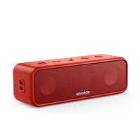 soundcore 3 | Portable Bluetooth Speaker with Stereo Sound, IPX7 Waterproof Red