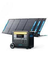 Anker SOLIX F2000 Solar Generator + 3 200W Solar Panels