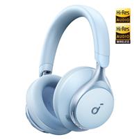 soundcore Space One | Noise Cancelling Headphones, 2X Stronger Voice Reduction Sky Blue / 1 Pack