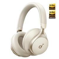 soundcore Space One | Noise Cancelling Headphones, 2X Stronger Voice Reduction Latte Cream / 1 Pack