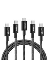 Anker USB C to USB C Cable, Type-C Charging Cord Fast Charge(6FT/1.8m*5,100W)