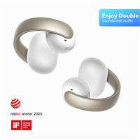 soundcore AeroClip | Open-Ear Clip-On Earbuds with Adaptive Comfort Champagne Mist / 1 Pack
