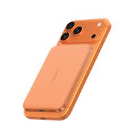Anker Nano Power Bank, 5,000mAh Wireless Charger, Ultra-Slim, 15W Fast Charging Orange