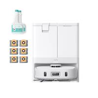 eufy X10 Pro Omni White with 2 Bottles of Floor Cleaning Solution and 6 Dust Bags