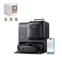 eufy Robot Vacuum Omni E28 with 3 Extra Dust Bags Black