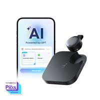 soundcore Work | The World's First Coin-Sized AI Voice Recorder Black / 8GB