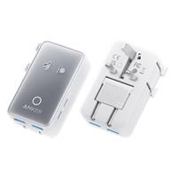 Anker Nano Travel Adapter (5-in-1, 20W, 1-Pack) Aurora White