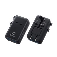Anker Nano Travel Adapter (5-in-1, 20W, 1-Pack) Black