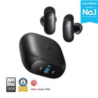 soundcore Liberty 5 Pro | Noise Cancelling Earbuds for Clear Calls and Anker Laptop Power Bank (25K, 165W, Built-In and Retractable Cables) Midnight Black