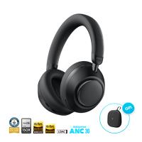 Anker soundcore Space 2 Pro | Over Ear Headphones with Thus AI for Clear Calls Jet Black