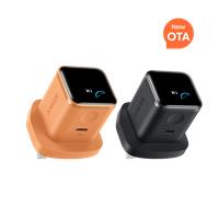Anker Nano Charger (45W, Smart Display, 2-Pack) Black Stone + Orange