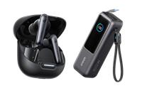 Anker Laptop Power Bank (25K, 165W, Built-In and Retractable Cables) + Liberty 4 NC | True-Wireless Noise Cancelling Earbuds