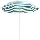 Outsunny Large 1.8m Patio Garden Beach Sun Crank Umbrella Sunshade Folding Tilt Crank Parasol New