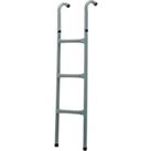 HOMCOM Trampoline Ladder, 12/14ft, Galvanized Steel with Non-slip Mat, Safe Access