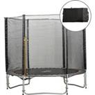 HOMCOM 13ft Trampoline Enclosure Net, Safety Barrier, Durable Mesh, Outdoor Activity, Easy Assembly