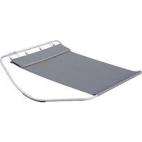 Outsunny Outdoor Double Rocking Bed Hammock-Grey