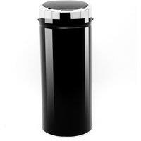 HOMCOM 42L Stainless Steel Sensor Trash Can W/ Bucket-Black Aosom UK
